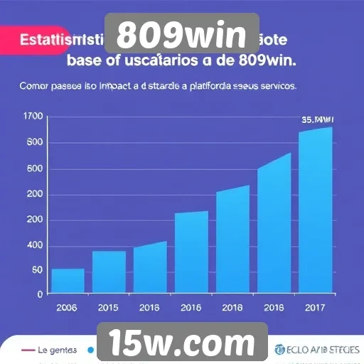 Estatísticas de crescimento da base de usuários do 809win
